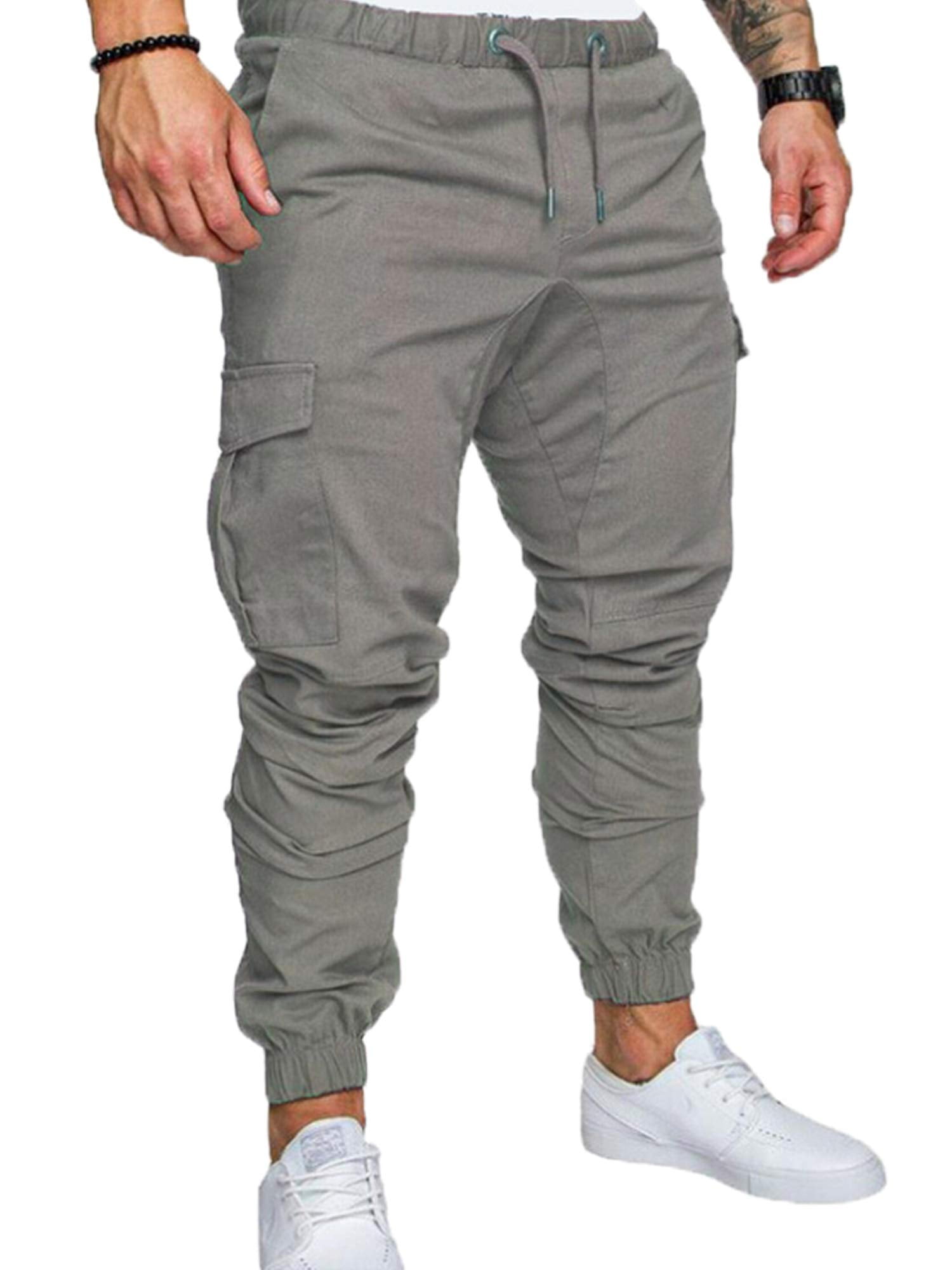 Solid Color Slim Men's Pants Europe United States Style - Temu Netherlands