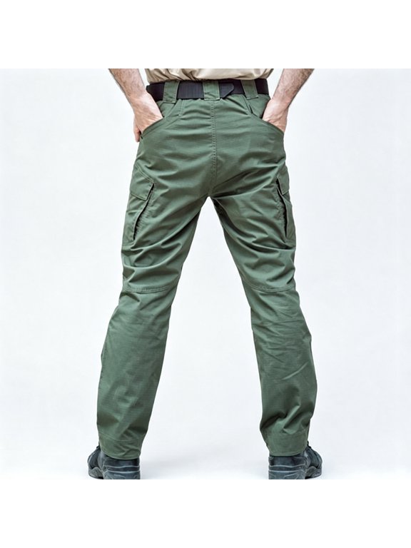 Men's Cargo Pants Stretch Fit 6 Pockets Outdoor Work Wear for Men S‑XXL