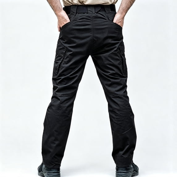 Men's Cargo Pants Stretch Fit 6 Pockets Outdoor Work Wear for Men S‑XXL