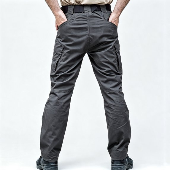 Men's Cargo Pants Stretch Fit 6 Pockets Outdoor Work Wear for Men S‑XXL