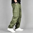 thumbnail image 1 of Men's Cargo Pants Stretch Multi Pocket Lightweight All Terrain Hiking Pants S-XXL, 1 of 9