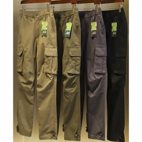 Men's Cargo Pants Stretch Regular Fit Daily Outdoor Hiking Pants 1‑Pack S‑XXL
