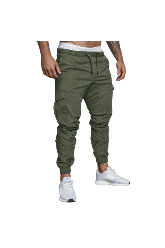 Men's Cargo Pants Stuffing Pants Mechanic Mens Work Straight Carpenter for Men Outdoor Star Cargo Socks Little Kitchen Men with Pockets Casual Solid Leggings Green XL
