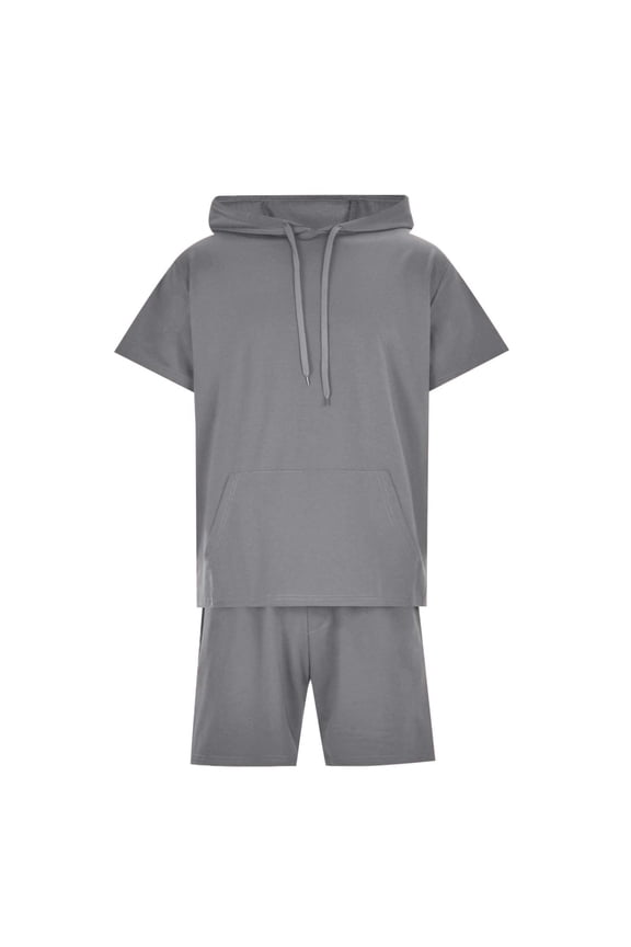 Men's Cargo Pants Suits for Men Classic Fit Winter Suit Mens Suit Mens Tux Romper Suits Classic Fit Prom for Men Jacket Homecoming Outfits Rain Coat Pants Jacket Set Men's Tracksuit 2 Grey 3XL