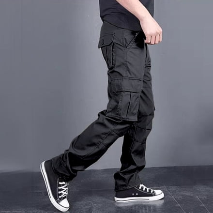 Men's Cargo Pants Tapered Fit Lightweight UPF 50+ Outdoor Hiking Trousers S-XXL