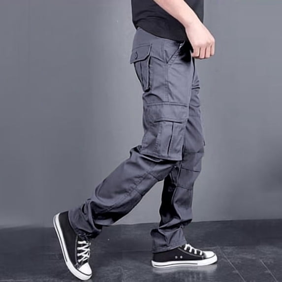 Men's Cargo Pants Tapered Fit Lightweight UPF 50+ Outdoor Hiking Trousers S-XXL