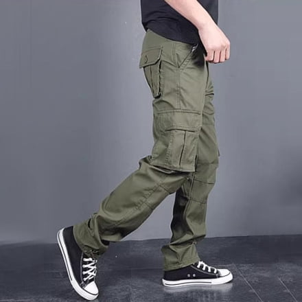 Men's Cargo Pants Tapered Fit Lightweight UPF 50+ Outdoor Hiking Trousers S-XXL