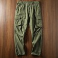 thumbnail image 1 of Men's Cargo Pants Tapered Fit UPF 50+ Breathable Daily Hiking Casual Trousers S-XXL, 1 of 10