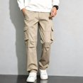 thumbnail image 1 of Men's Cargo Pants Tapered Leg Comfort Stretch Casual Outdoor Pants S‑XXL, 1 of 10