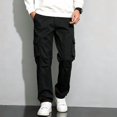 thumbnail image 1 of Men's Cargo Pants Tapered Leg Comfort Stretch Casual Outdoor Pants S‑XXL, 1 of 10