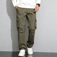 thumbnail image 1 of Men's Cargo Pants Tapered Leg Comfort Stretch Casual Outdoor Pants S‑XXL, 1 of 10