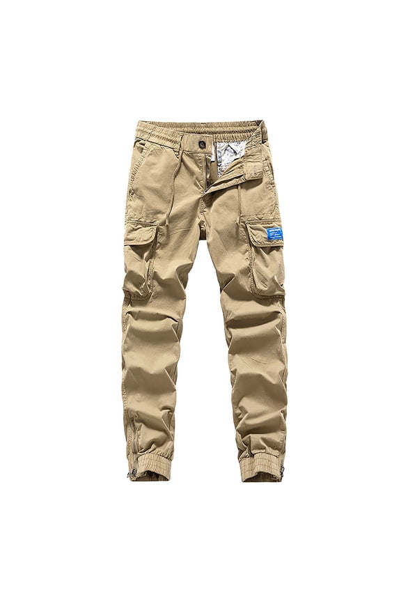 Men's Cargo Pants Work Clothes for Men Construction Men's Work Pants Construction Boy Glitter Double Knee Mens Cargo Purse Sleepers Men Sippers for Toddlers Mens with Khaki 28