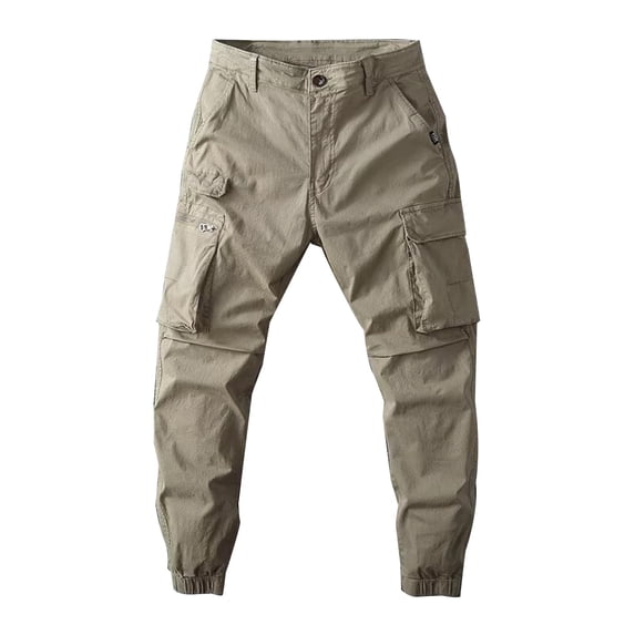 Men's Cargo Pants Zipper Details Relaxed Fit Outdoor Spring Summer Versatile