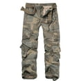 thumbnail image 1 of Men's Cargo Pants with 8 Pockets,Cotton Camo Pants Relaxed Fit Utility Hiking Pants, Ripstop Work Pants(No Belts),C34 Camo Size 30, 1 of 7