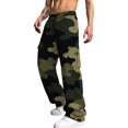 thumbnail image 1 of Men's Cargo Pants with Pockets,Durable Work Pants,Breathable Fabric Relaxed Fit Hiking Joggers Pants, 1 of 6
