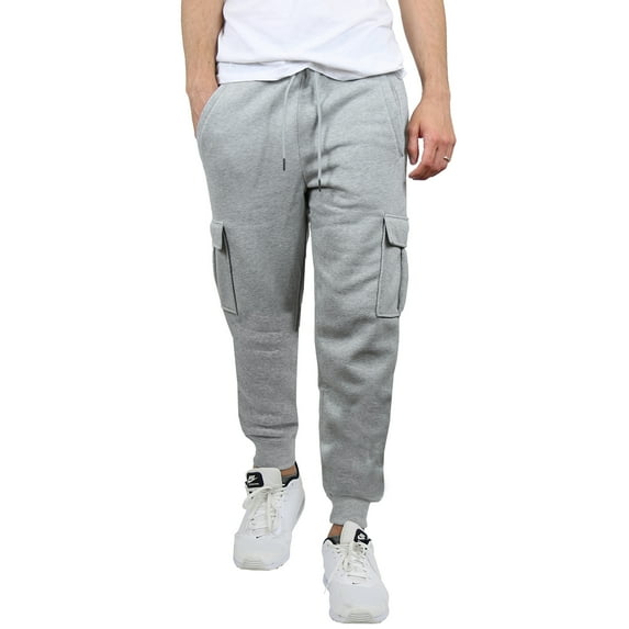 Men's Cargo Pocket Fleece Jogger Sweatpants (S-2XL)
