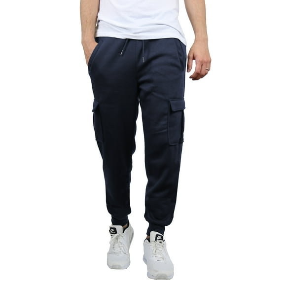 Men's Cargo Pocket Fleece Jogger Sweatpants (S-2XL)