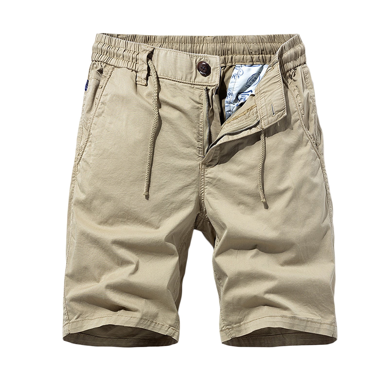 Maiyifu-GJ Men's Elastic Waist Drawstring Shorts - Lightweight Athletic Casual Short Pants - View #2