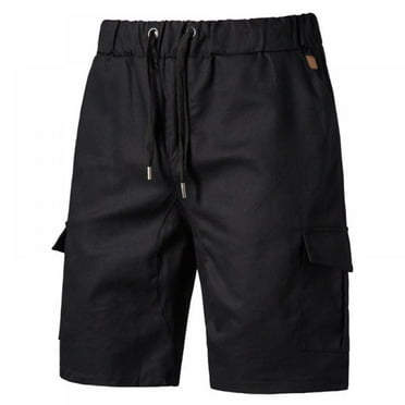 Men's Cargo Shorts, Elastic Waist Relaxed Fit Big Pockets Classic Casual Stretch Short