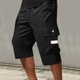thumbnail image 1 of Men's Cargo Shorts Loose Fit Joggers with Pocket Mens Hiking Shorts Lounge Summer Clothes Relaxed Fit Shorts Men, 1 of 6