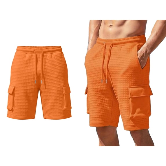 Men's Cargo Shorts Mens Jogger with Pockets Athletic Shorts Comfy Summer Essentials Work Shorts
