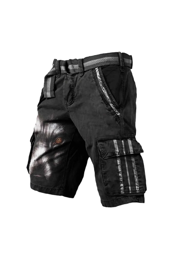 Men's Cargo Shorts Norse Mythology For Rugged Outdoor Adventure Utility Pants With Multiple Pockets