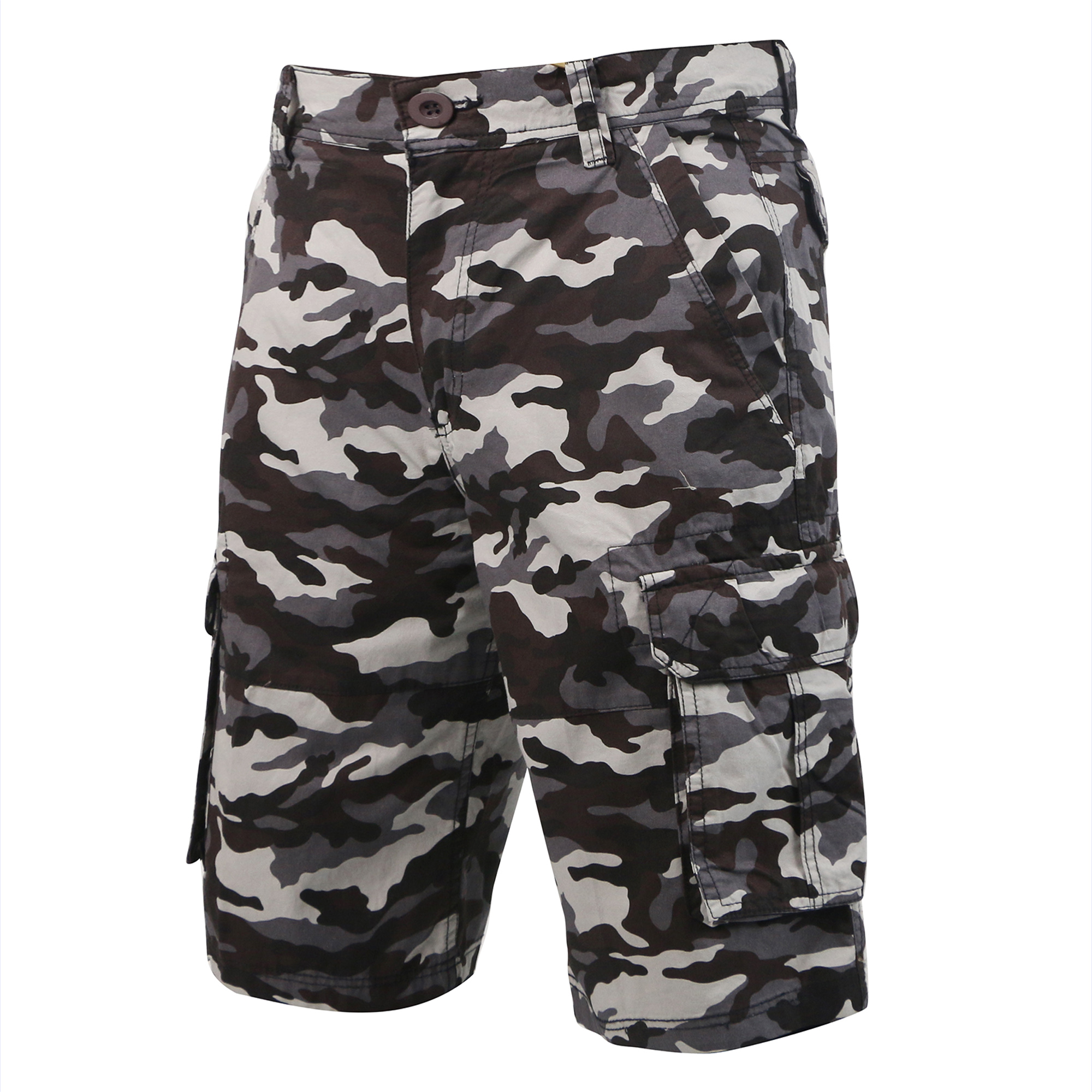 Men's Cargo Shorts Outdoor Multi-Pockets Relaxed Fit Cotton Camouflage ...