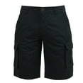 thumbnail image 1 of Coevals Club Men's Cargo Shorts Outdoor Multi-Pockets Relaxed Fit Cotton Solid Casual Shorts 05 Black 42, 1 of 6