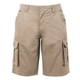 thumbnail image 1 of Coevals Club Men's Cargo Shorts Outdoor Multi-Pockets Relaxed Fit Cotton Solid Casual Shorts 06 Dark Khaki 34, 1 of 6