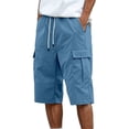 thumbnail image 1 of Men's Cargo Shorts Outdoor Work Pants With Multiple Pockets Summer Casual Comfortable Lightweight Breathable, 1 of 9