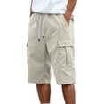 thumbnail image 1 of Men's Cargo Shorts Outdoor Work Pants With Multiple Pockets Summer Casual Comfortable Lightweight Breathable, 1 of 9