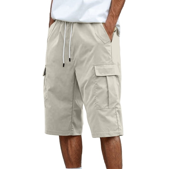 Men's Cargo Shorts Outdoor Work Pants With Multiple Pockets Summer Casual Comfortable Lightweight Breathable