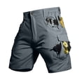thumbnail image 1 of Men's Cargo Shorts Quick Dry Tactical Shorts with Multi Pockets for Outdoor Work Hiking Fishing Gray 2XL, 1 of 5