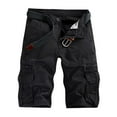 thumbnail image 1 of Men's Cargo Shorts Relaxed Fit, Cotton Twill Work Shorts, Outdoor Lightweight Casual Shorts for Men with Pockets(No Belts), 1 of 6