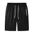 thumbnail image 1 of Men's Cargo Shorts Streetwear Shorts with Zip Pockets Short Pants Suitable for Fitness Training, 1 of 2