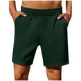 thumbnail image 1 of ZQUUVOU Men's Cargo Shorts Stretch Casual Drawstring Classic Summer Short With Multi Pockets Olive Green, 1 of 6