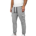 thumbnail image 1 of Men's Cargo Sweatpants Drawstring Elastic Waist Track Pants Travel Workout Running Solid Tapered Joggers Trousers, 1 of 5