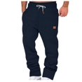 thumbnail image 1 of Men's Cargo Sweatpants Joggers Casual Pants with Pockets for Hiking Athletic Workout Sweatpants For Men Open Bottom, 1 of 4