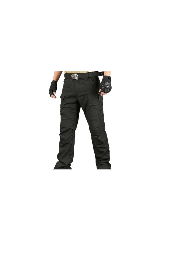 Men's Cargo Tactical Pants Waterproof Work Trousers with Multi-Pockets,Regular Fit