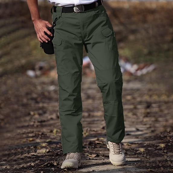 Men's Cargo Travel Pants Multi-Pocket Durable Stretch Outdoor Daily Pants