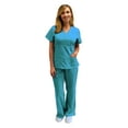 thumbnail image 1 of M&M SCRUBS Super Soft Junior fit scrub set 8115 9120, 1 of 3