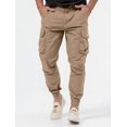 thumbnail image 1 of Men's Cargo Trousers With Three-dimensional Pockets Solid Color Casual Pants, 1 of 10