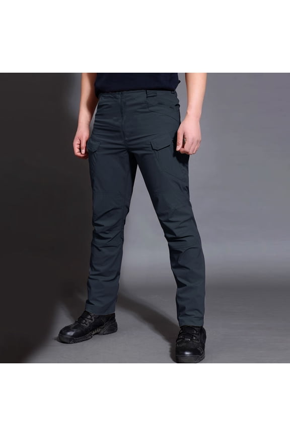 Men's Cargo Walking Pants Multi-Pocket Rugged Stretch Outdoor Casual Pants