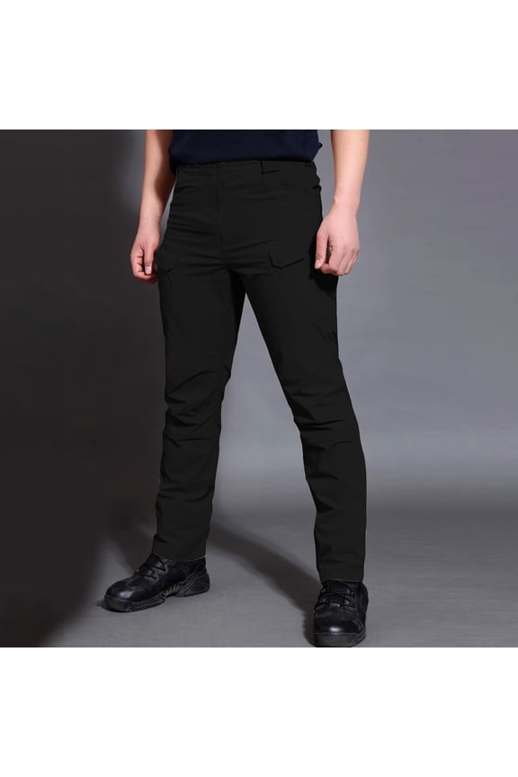 Men's Cargo Walking Pants Multi-Pocket Rugged Stretch Outdoor Casual Pants