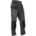 thumbnail image 1 of Men’s Cargo Work Pants – Heavy Duty Safety Trousers with Reinforced Knees and Utility Tool Pockets Gray, 1 of 6