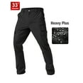 thumbnail image 1 of Men's Cargo Work Pants Stretch Water Resistant Tactical Pants 33" Lightweight Hiking Ripstop Pants with Multi Pockets Outdoor Apparel Black 36, 1 of 8