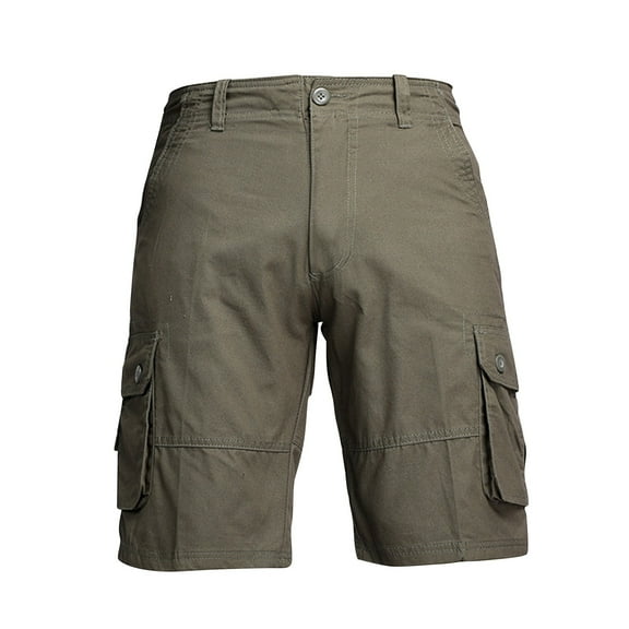 Men's Cargo Work Shorts - Loose Fit Five-Point Stretch Summer Casual Pocket Shorts for Outdoor & Daily Use ,Coffee,38