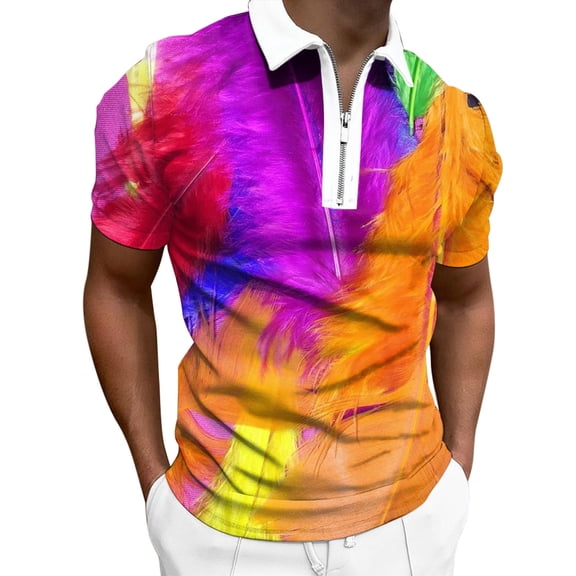 Men's Carnival 3D Fashion Printed Lapel Shirt