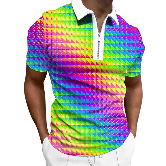 Men's Carnival 3D Fashion Printed Lapel Shirt