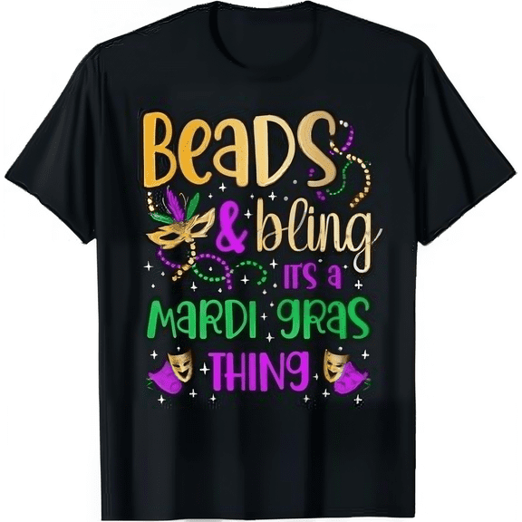 Men's Carnival Shirt – Colorful & Funny Short Sleeve Down for Mardi Gras & Festival Costumes